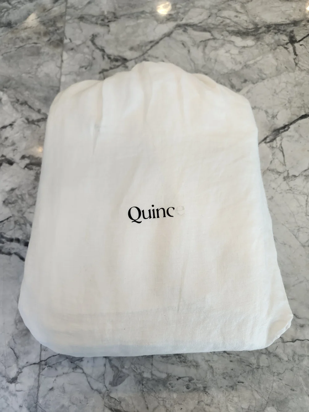 Quince European Linen Duvet Cover Set White Full/Queen NWT 100% Linen + Shams